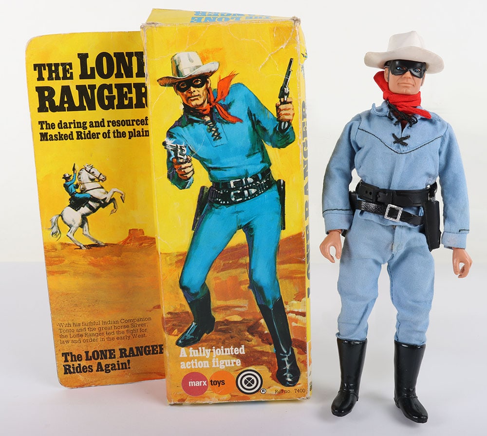 Vintage The Lone Ranger 8 inch Action figure Doll boxed Marx Toys. (1 of 7)