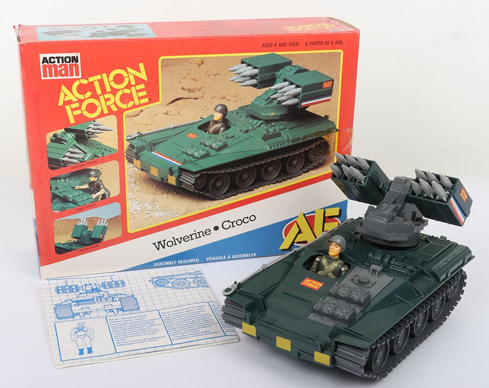Vintage Action Force Wolverine Vehicle with action figure boxed Palitoy. (1 of 6)