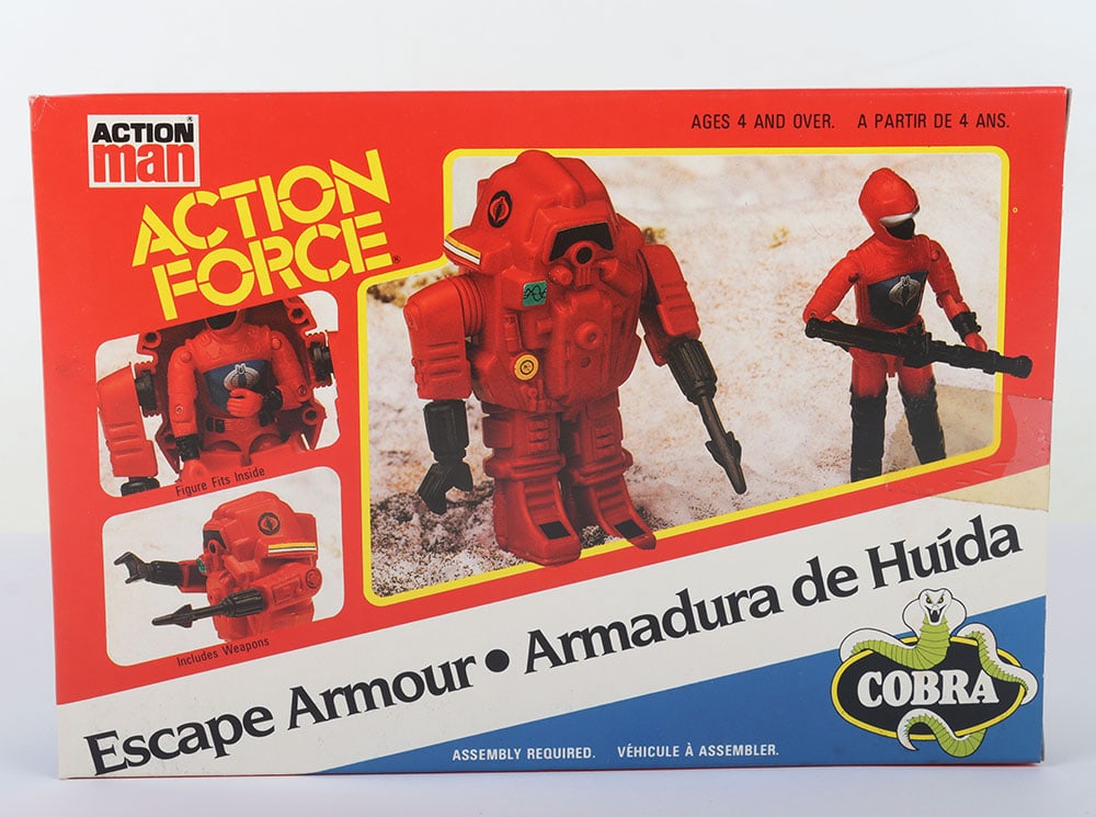 Vintage Action Force Cobra Escape Armour with figure Vehicle Sealed boxed Palitoy. (1 of 8)