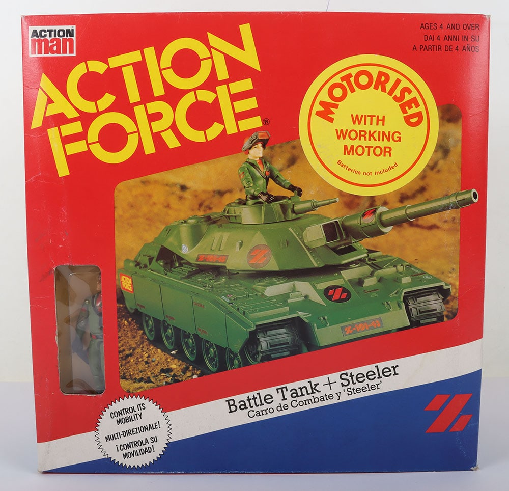 Vintage Action Force Z Force Battle Tank and Steeler Action figure Vehicle boxed Palitoy. (1 of 12)