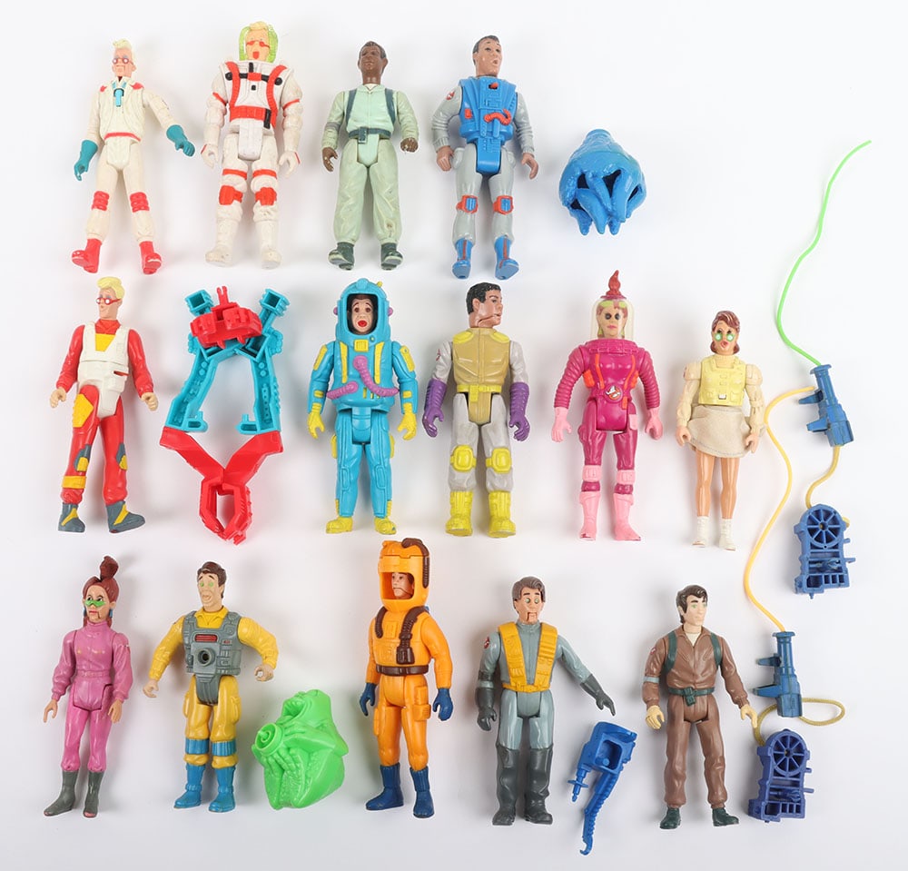 Fourteen Vintage Ghostbusters Action Figures loose Kenner. (1 of 2)