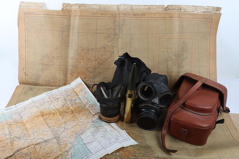 RAF Silk  Escape Map (1 of 12)