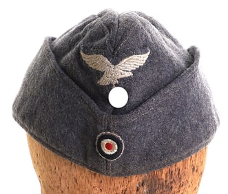 WW2 German Luftwaffe Enlisted Mans Overseas / Side Cap