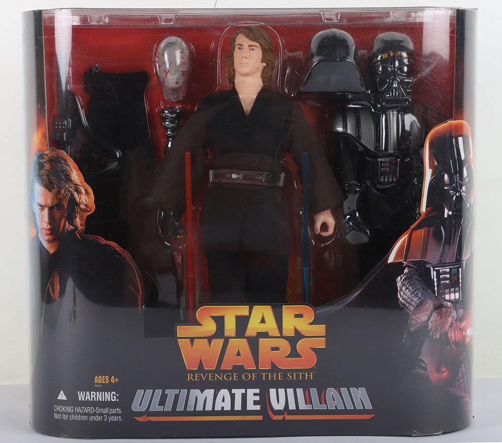 Scarce Star Wars Revenge of the Sith Ultimate Villian Anakin Skywalker Darth Vader 12 inch Action Fi (1 of 4)