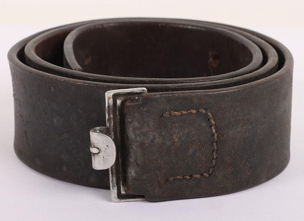 WW2 German Army Combat Belt Leather (1 of 4)