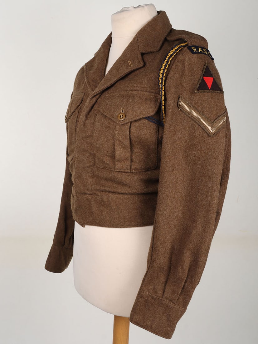 RASC Battle Dress Blouse, 3rd Infantry Division (1 of 7)