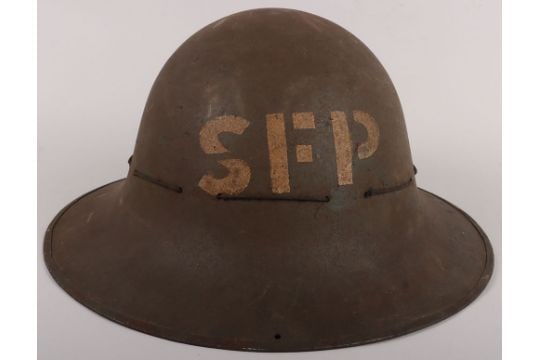 WW2 British Street Fire Party Helmet (1 of 10)