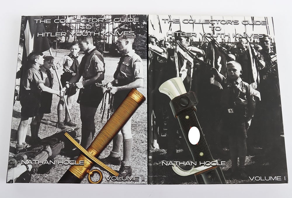 The Collectors Guide to Hitler Youth Knives’ Books, Volumes, 1 & 2: The Collectors Guide to Hitler Youth Knives’ Books, Volumes, 1 & 2, Good clean copies of both volumes of the Collectors Guide to Hitler Youth Knives, by Nathan Hogle, both have very minimal wear