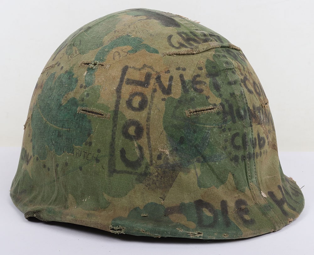 Vietnam War Style M1 US Army Helmet (1 of 13)