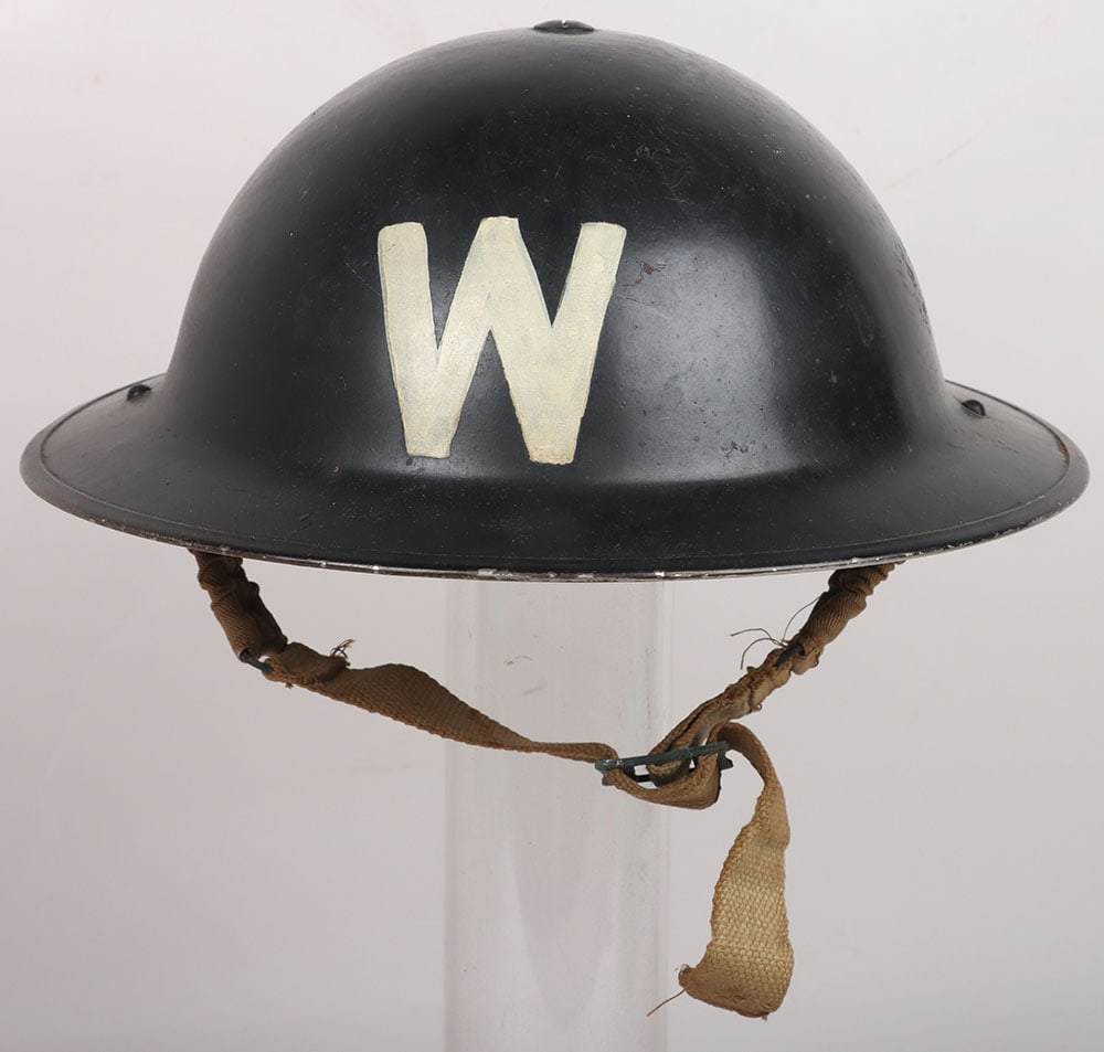 WW2 British Wardens Home Front Helmet (1 of 5)