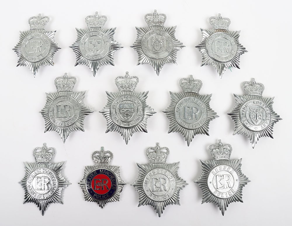 Obsolete British Police / Constabulary Helmet Badges (1 of 2)