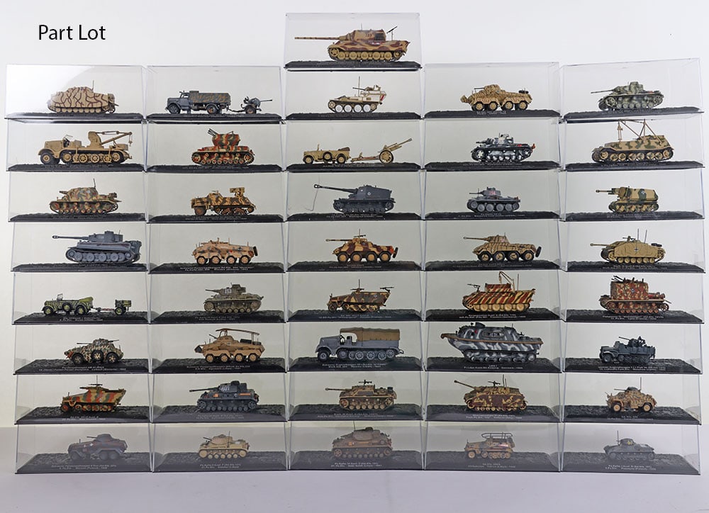 One Hundred and Twenty Deagostini The Combat Tanks Collection Issues 1-120 with Magazines. (1 of 8)