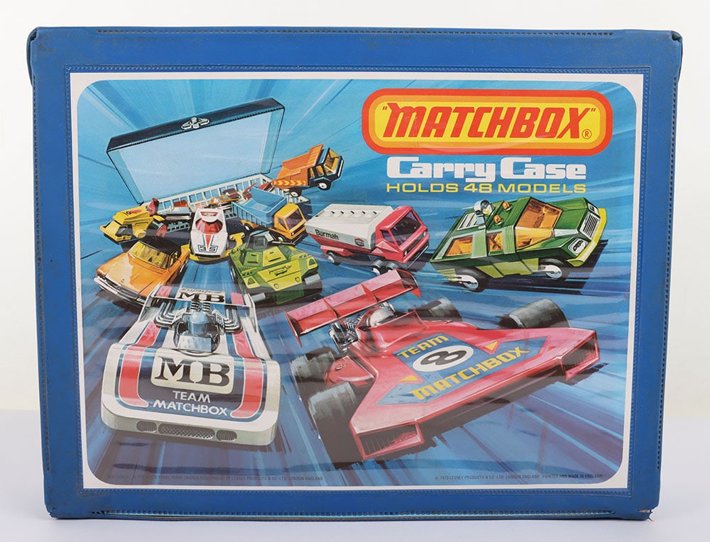Matchbox Superfast early 1970's Original Carry Case depicting early Superfast models (1 of 6)