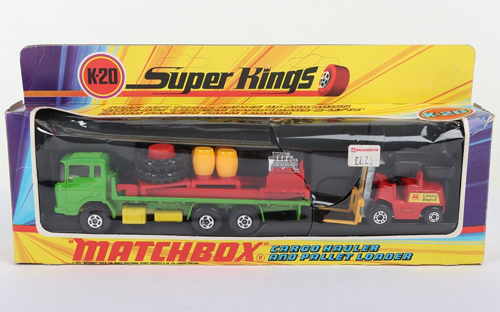 Matchbox Superkings No. K 20 Cargo Hauler And Pallet