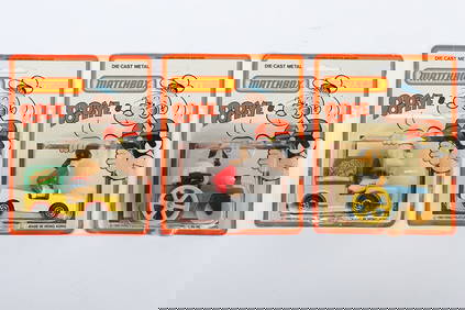 Three Matchbox Popeye Diecast Models (1 of 2)
