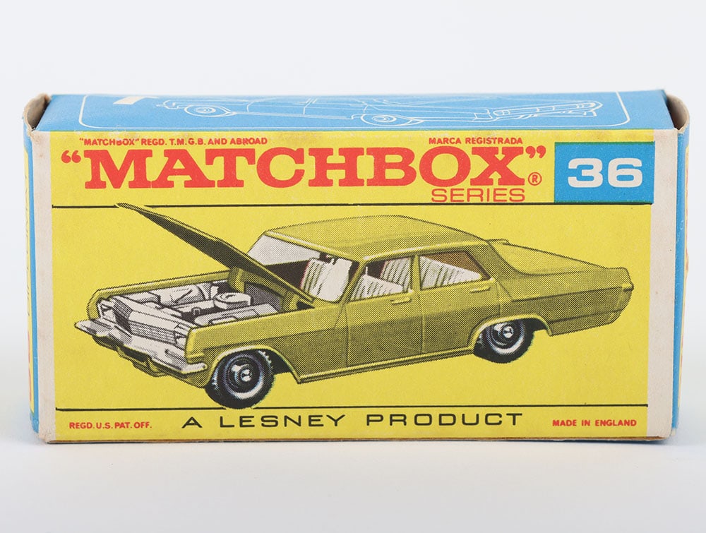 Matchbox Lesney Original empty F box 37a Opel Diplomat (1 of 4)