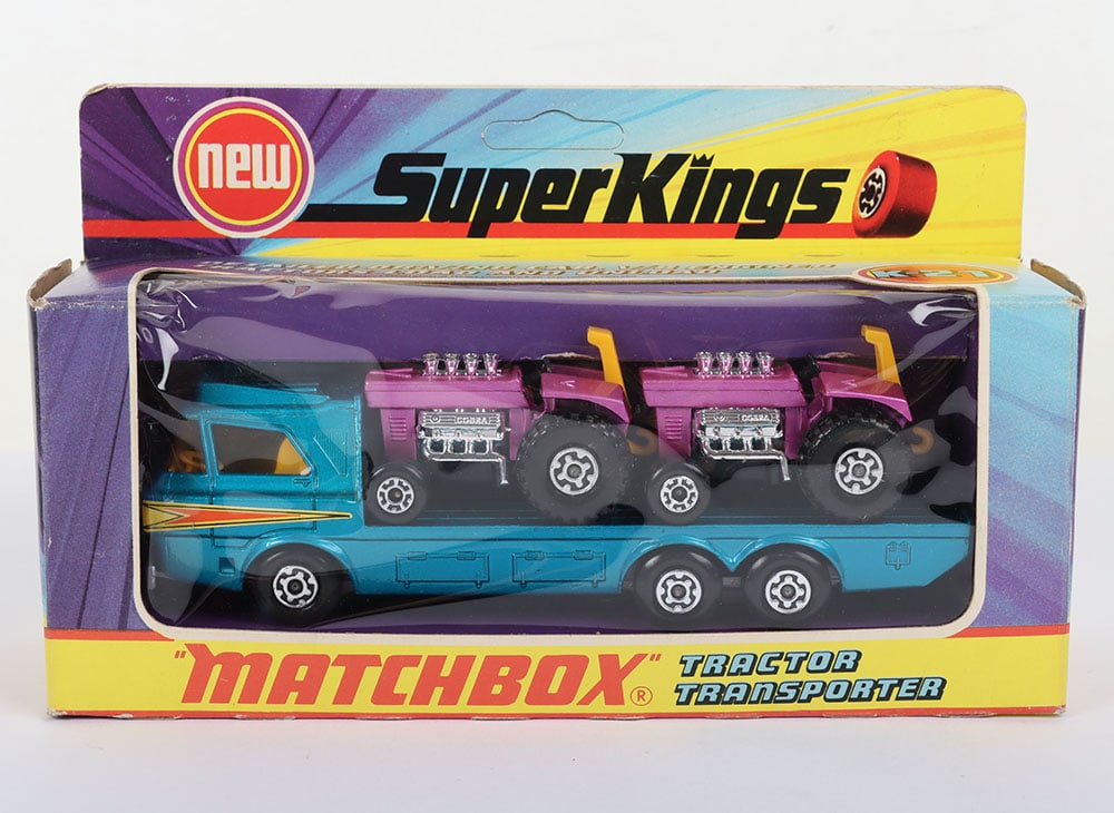 Matchbox Superkings K21 Tractor Transporter with reverse ARROW labels (1 of 7)