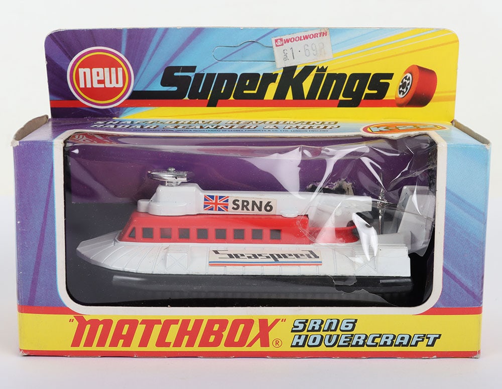 Matchbox Superkings K22 SRN6 Hovercraft with RED plastic window surround (1 of 7)