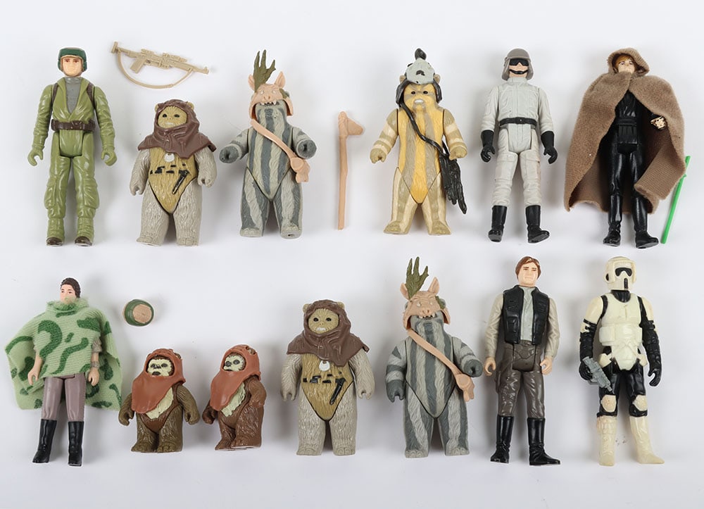 Thirteen Vintage Star Wars Return of the Jedi loose action figures Kenner, (1 of 2)
