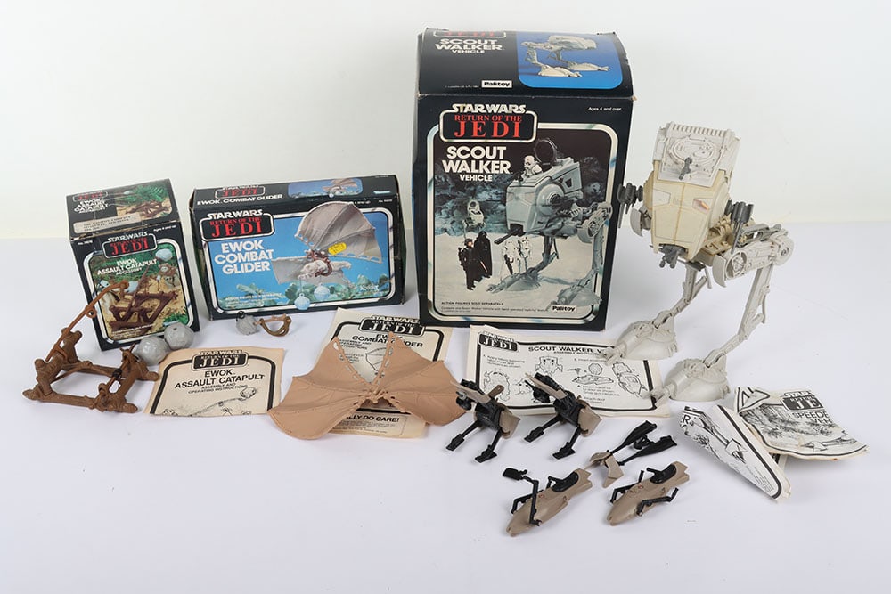Collection of Vintage Star Wars Return of the Jedi Vehicles. (1 of 7)