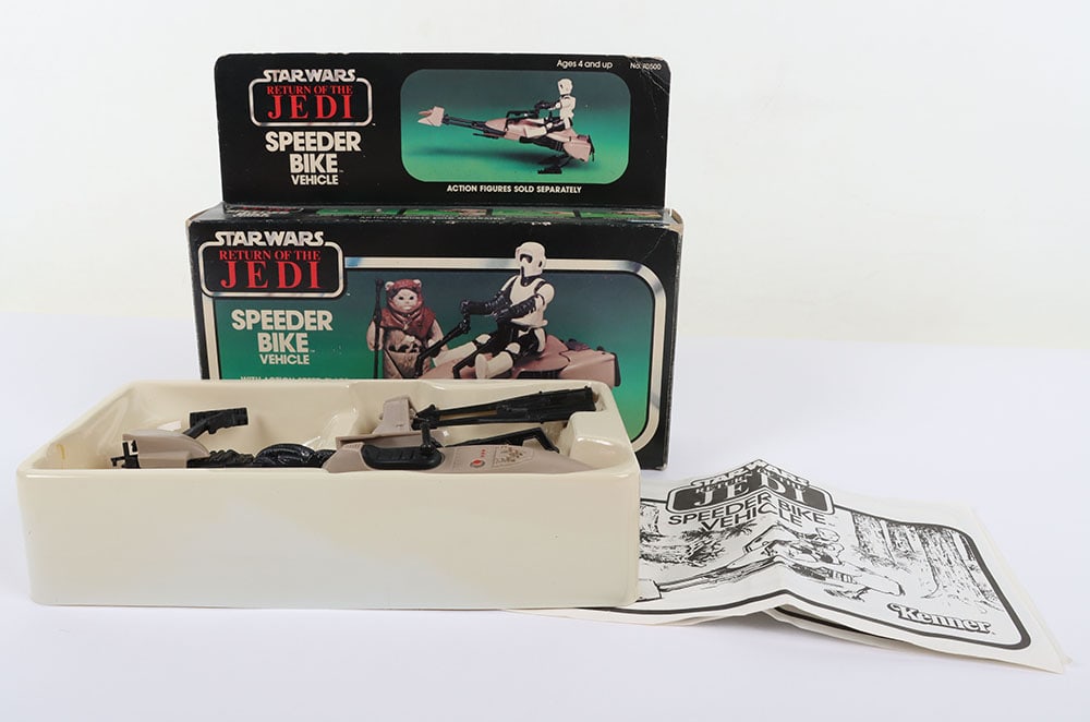 Vintage Star Wars Return of the Jedi Speeder Bike Boxed Kenner. (1 of 9)