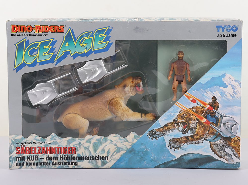 Scarce Vintage Dino Riders Ice Age Tyco Sabre Tooth Tiger Boxed sealed.: Scarce Vintage Dino Riders Ice Age Tyco Sabre Tooth Tiger Boxed sealed. Box in good condition.