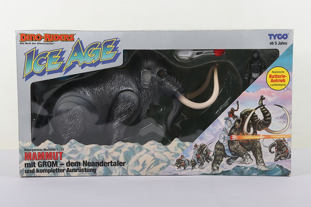 Scarce Vintage Dino Riders Ice Age Tyco Wooly Mammoth Boxed sealed. (1 of 4)