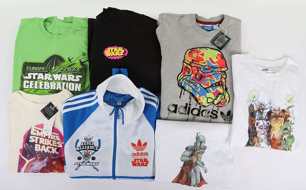 Quantity of Exclusive Star Wars Celebration and Branded Clothing. (1 of 2)