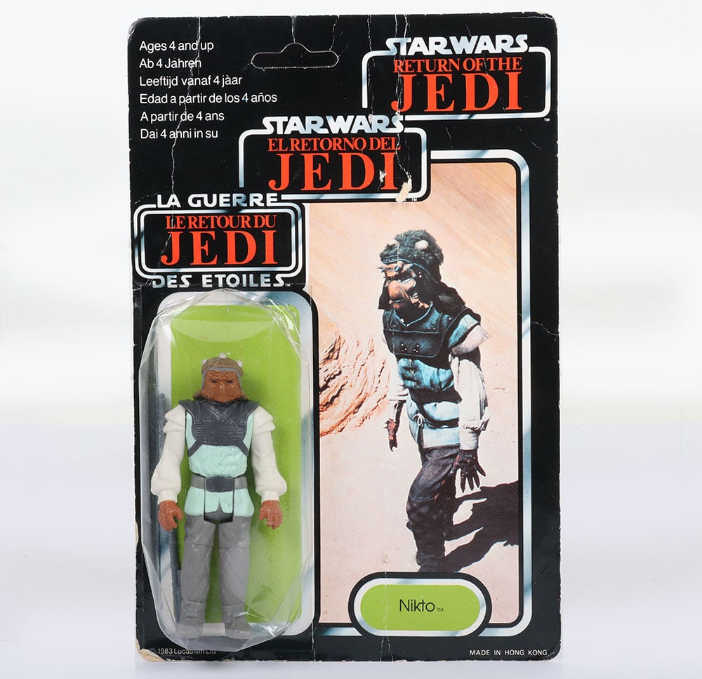 Vintage Star Wars Nikto Kenner Original Carded Moc Action Figure Tri-Logo Palitoy. (1 of 8)