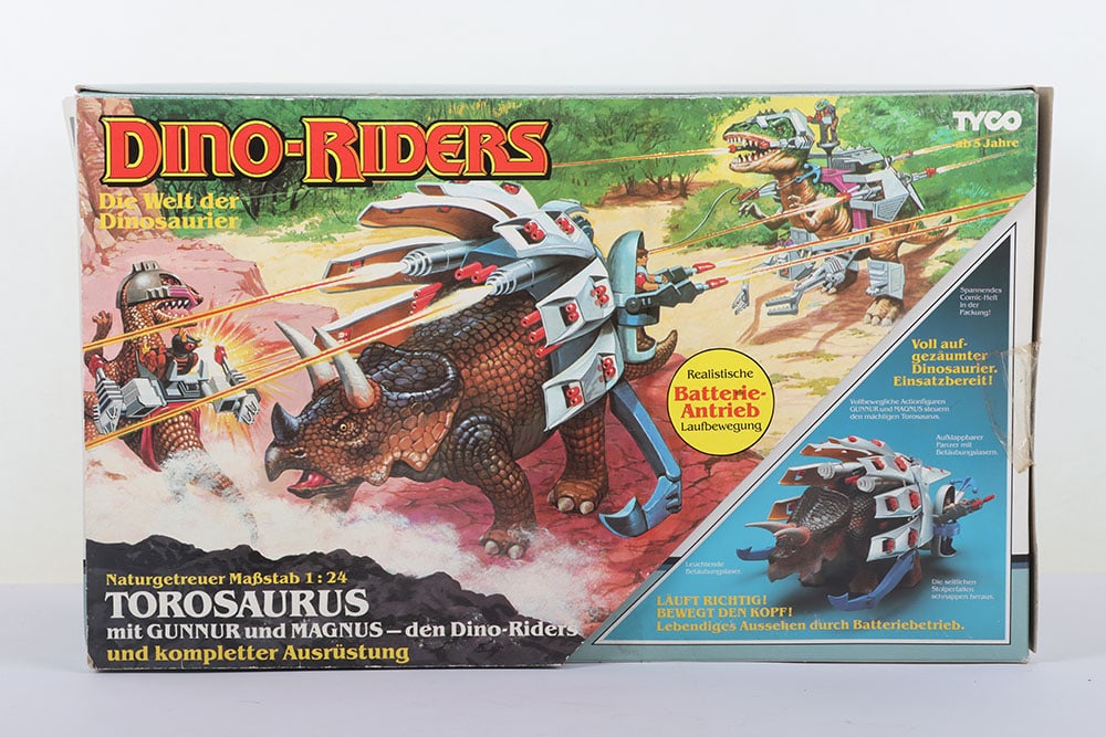 Scarce Vintage Dino Riders Tyco Torosaurus Boxed. (1 of 8)