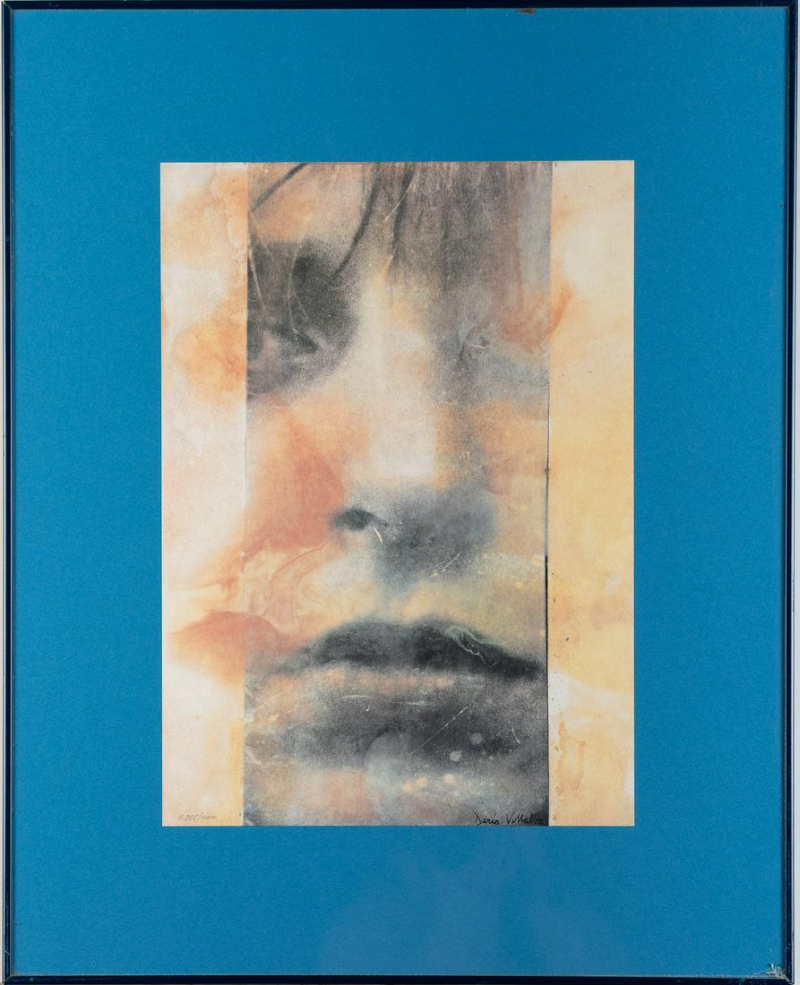 Chap-Heroe: DARIO VILLALBA FLORES - "Rostro". Creator DARIO VILLALBA FLORES Materials & Techniques Litografi­a E 266/1000