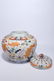 Ming Dynasty blue and white colorful lotus cover jar - 2