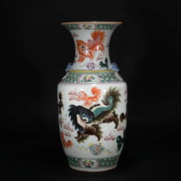 Chinese Multicolored Vase