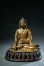 Ming Dynasty Bronze Gold Gilded Statue, China