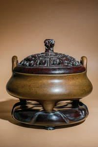 End Of Ming Dynasty Bronze Study Room Furnace , China