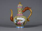 Enamel Ladies Pot