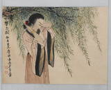 Zhang Daqian hairpin flower maid
