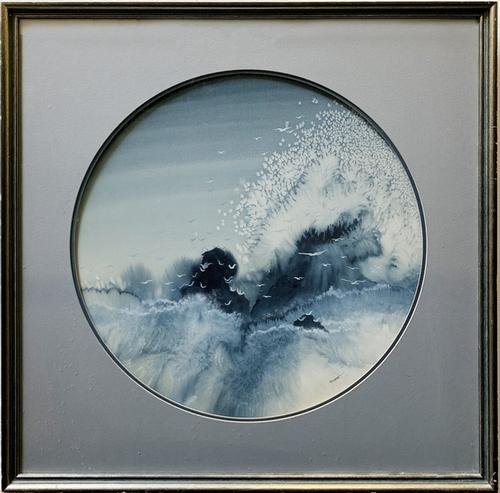 David Hessler Signed Original Watercolor Painting (1 of 3)