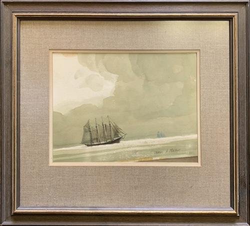 James A Mitchell Original Watercolor Painting (1 of 3)