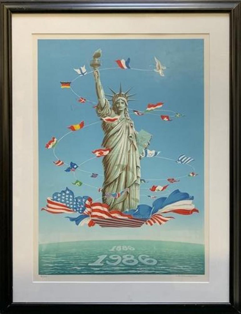 Rare Eric Schlumberger Limited Edition 98/250 Lithograp (1 of 4)