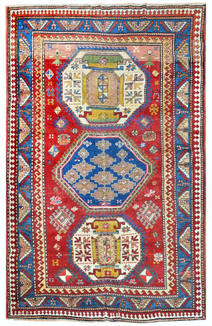 Antique Caucasian Rug Circa 1890 (1 of 3)