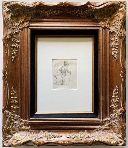 Rembrandt Original Etching Framed (1 of 3)