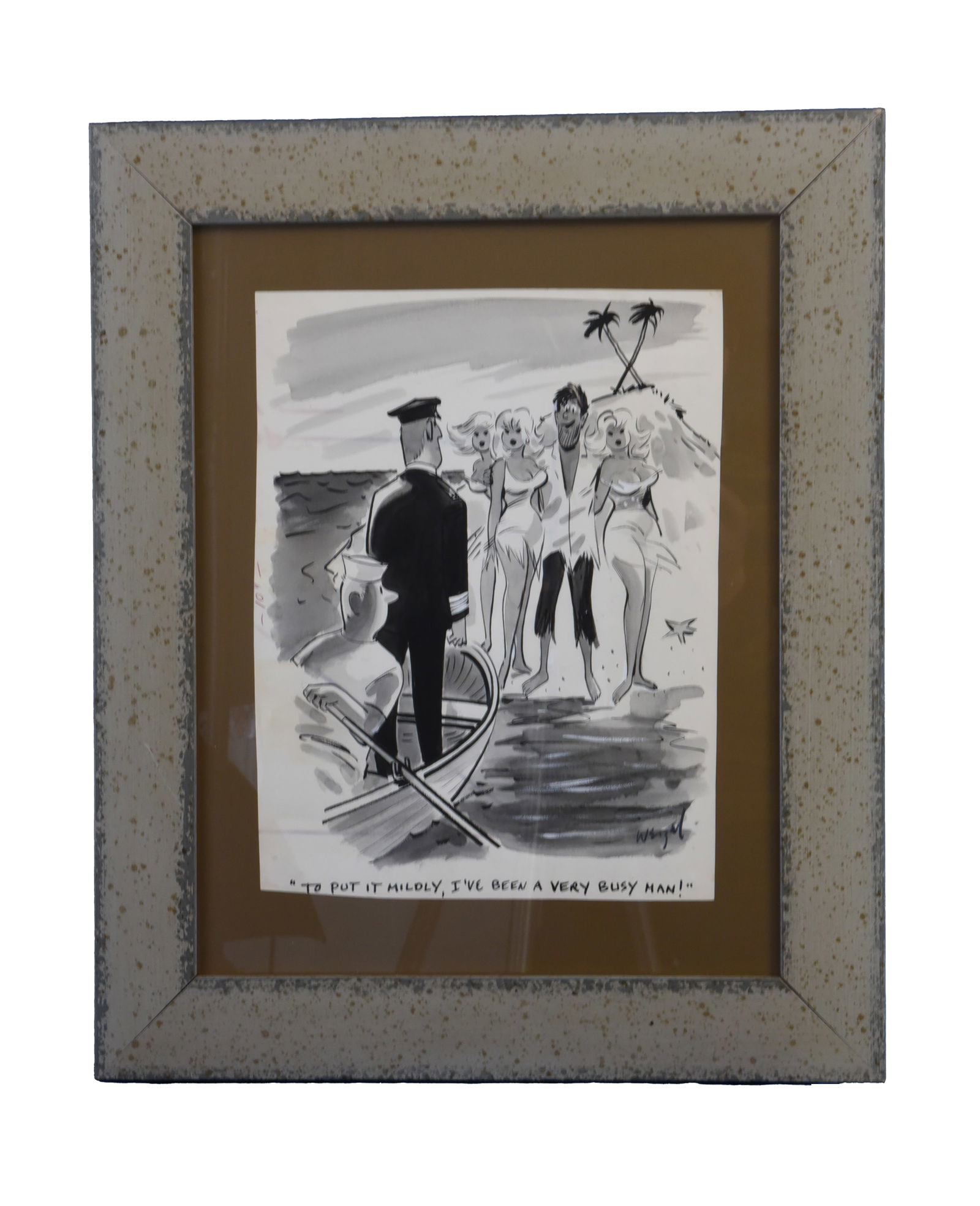 To Put It Mildly, I've Been a Very Busy Man! (Desert Island Rescue), Drawing (1 of 1)