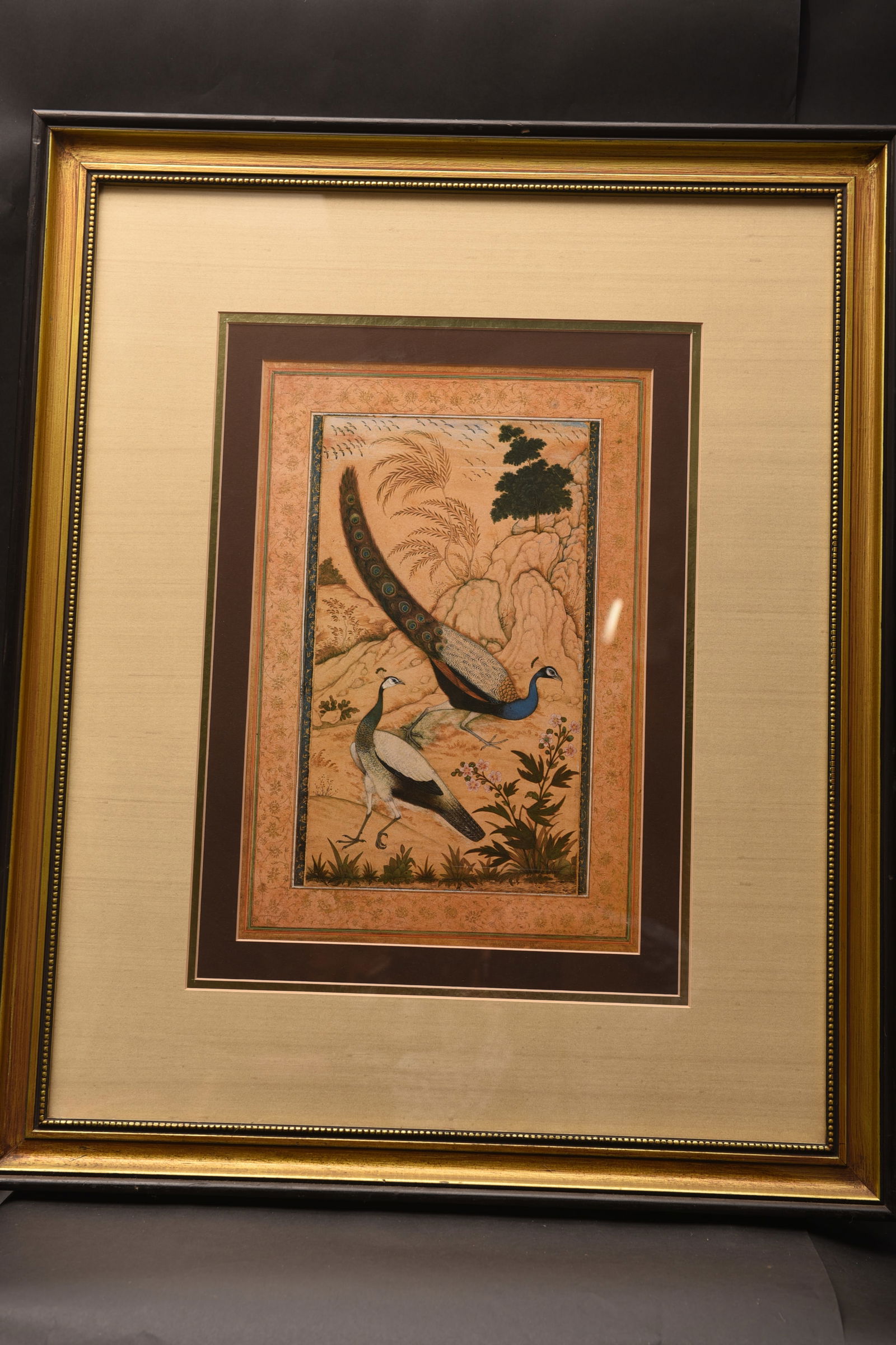 Courting Cranes (Mughal Miniature) (1 of 1)