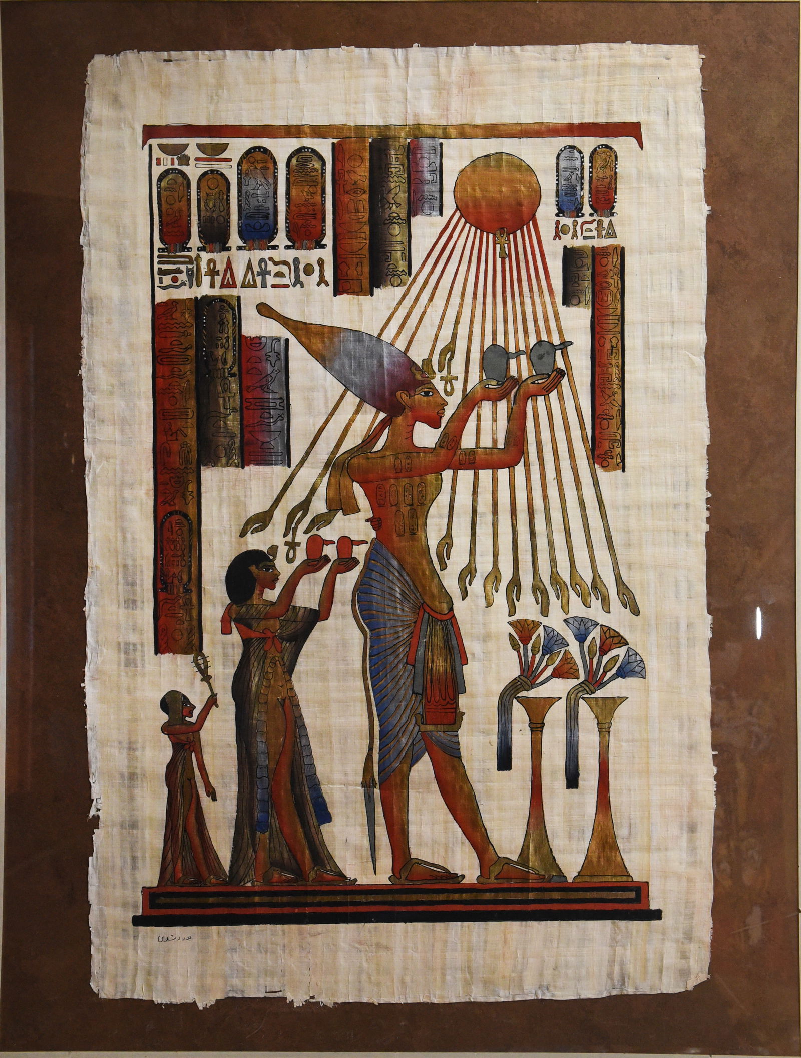 Timeless Devotion on Papyrus (1 of 2)