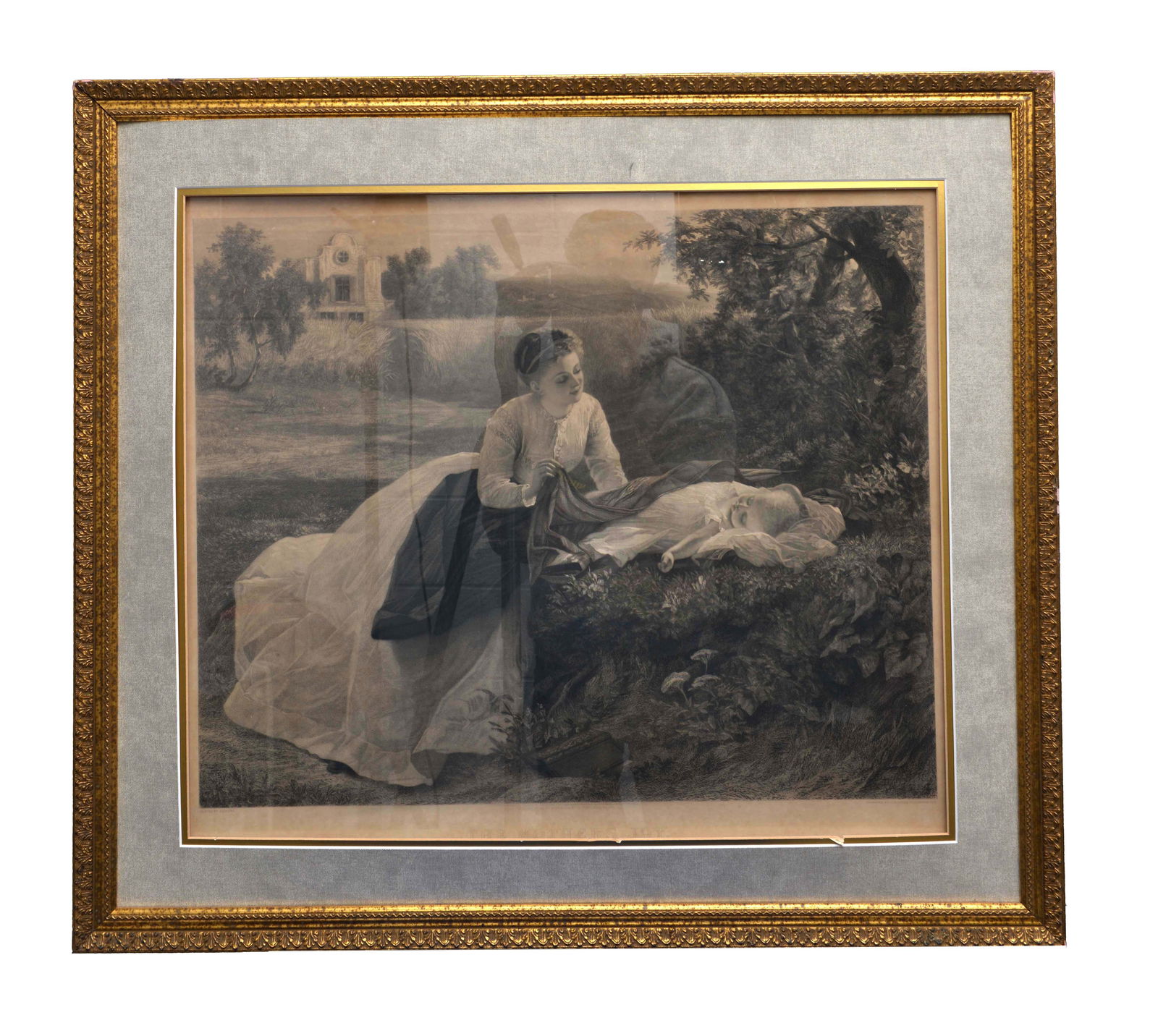 The Mothers Joy by Hermann Droehmer (1820-1890) (1 of 1)