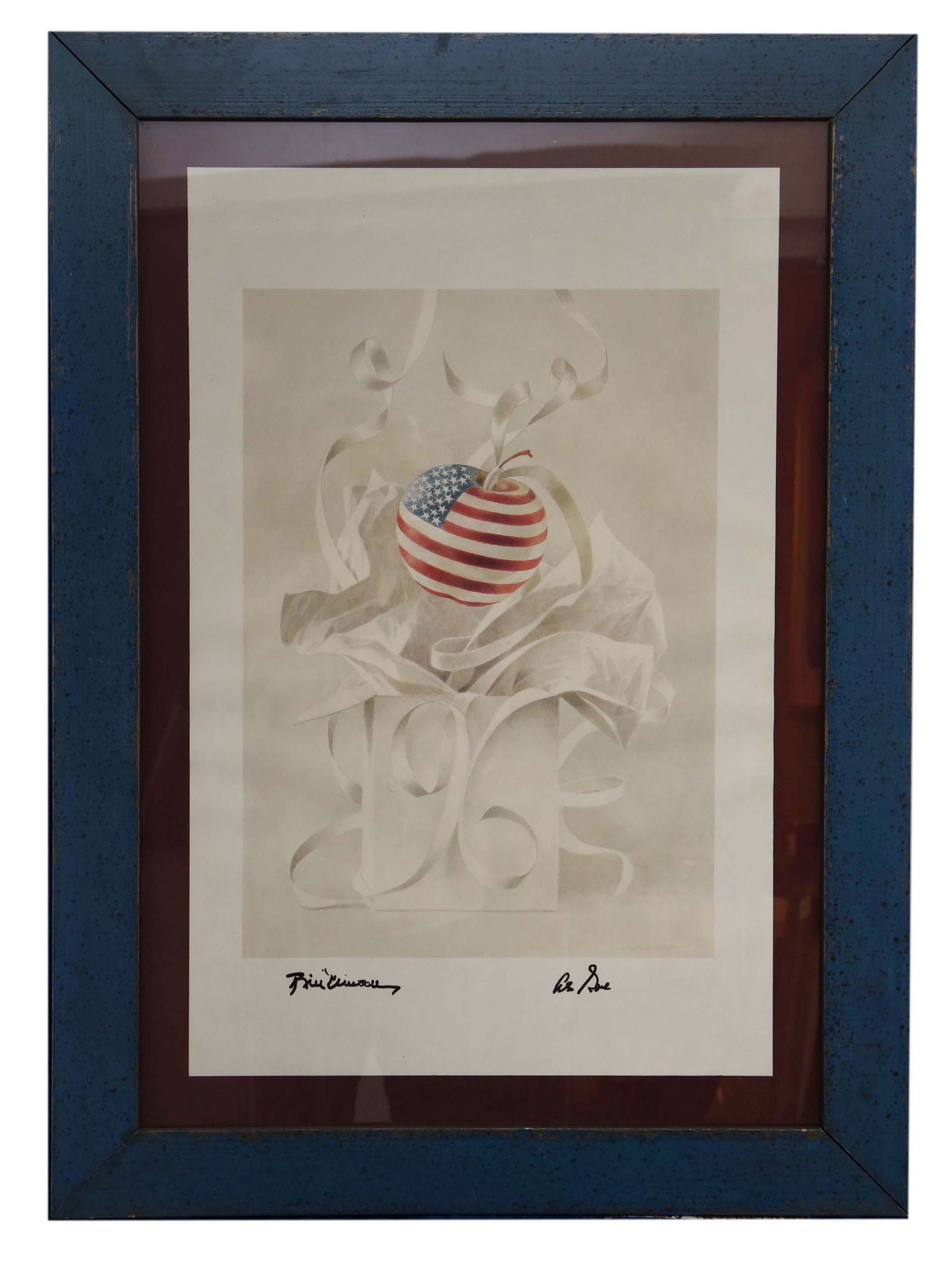 Greg Mort "Big Apple" Lithograph Signed by President Bill Clinton (1 of 1)