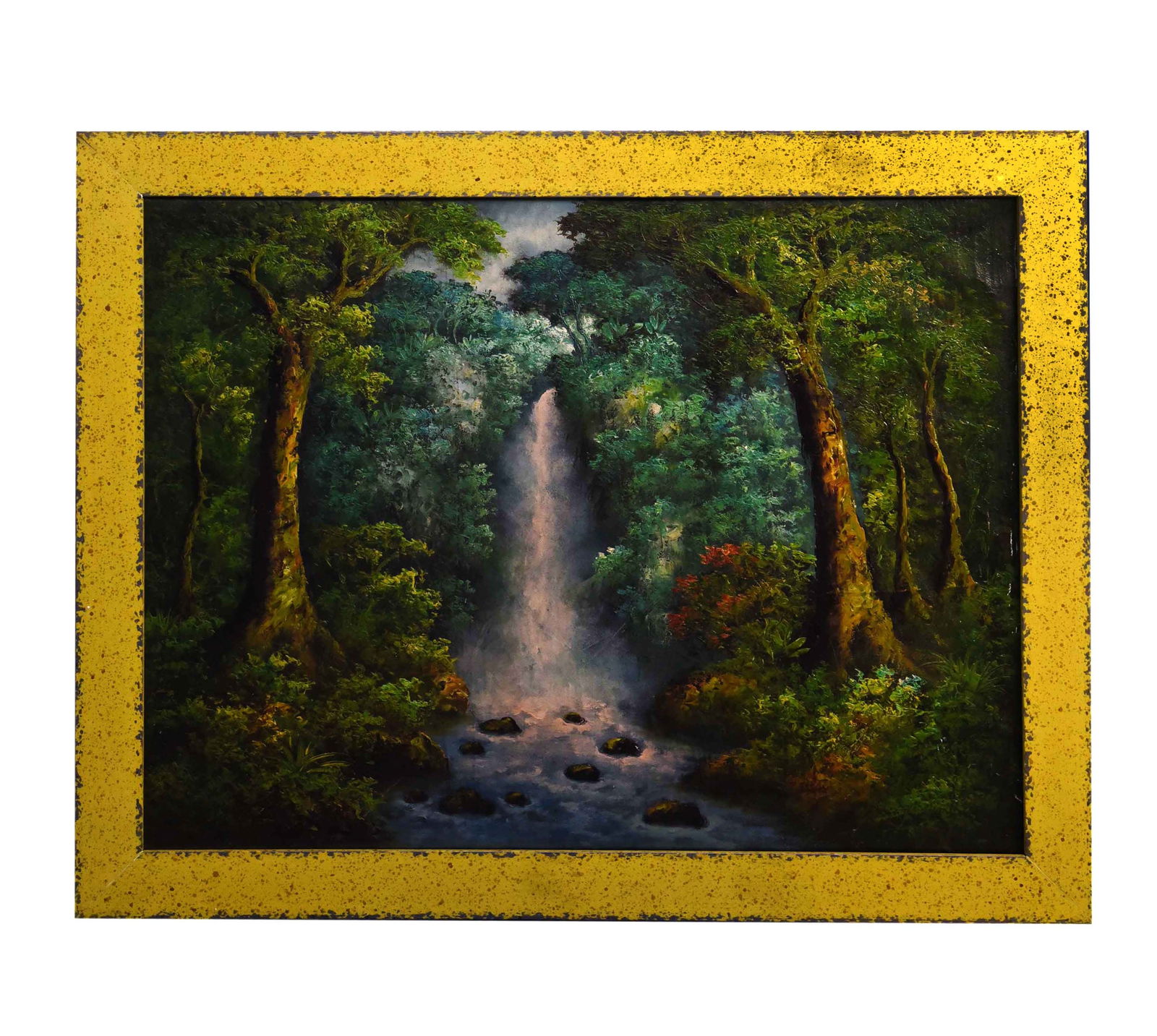 Jungle Cascade Oil On Canvas (1 of 1)