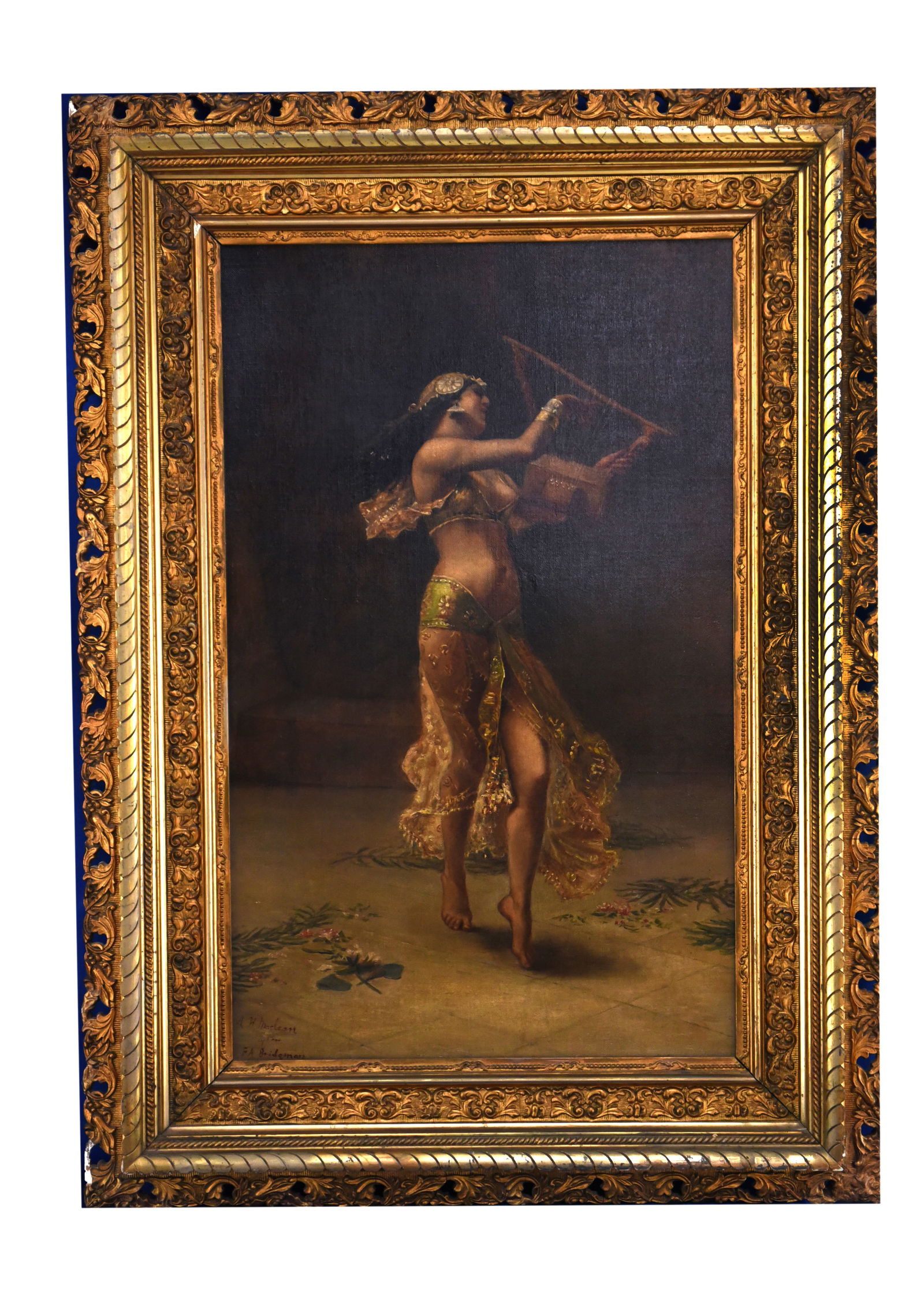 Eastern Melody, Oil On Canvas, By A.H. Mclean (1 of 1)