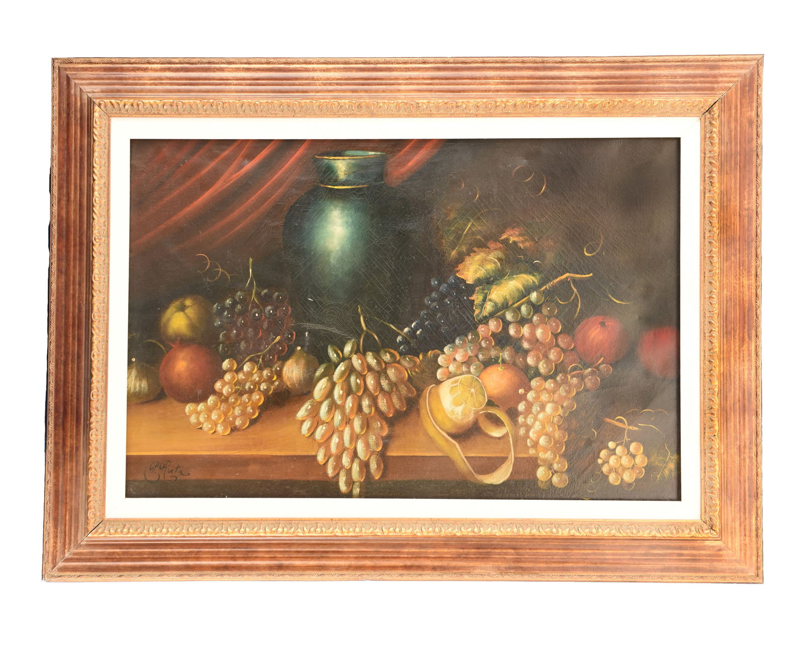 Still Life with Grapes and Urn,Peter Ruta (German, 1918-2016) (1 of 1)